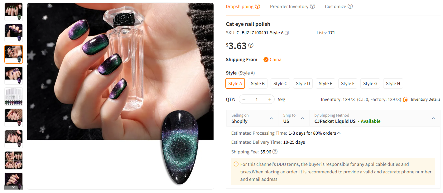 Magnetic Cat-Eye Nail Polish